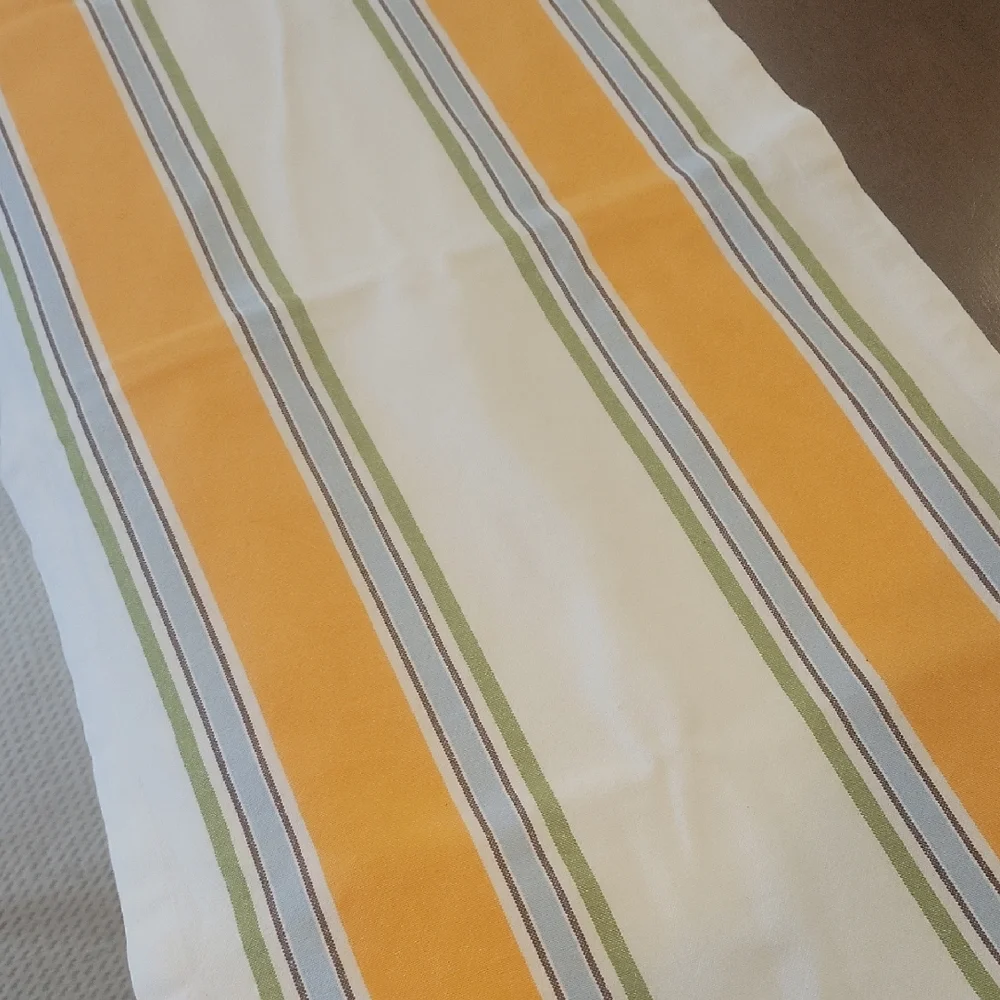 WILLIAMS SONOMA RUNNER ORANGE/YELLOW/WHITE/BLUE